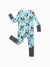 Kids Baby / Girl Bamboo Pajamas With Childlike Print (Snug-Fitting) Light Blue