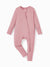 Kids Baby / Girl Bamboo Pajamas With Childlike Print (Snug-Fitting) Pink