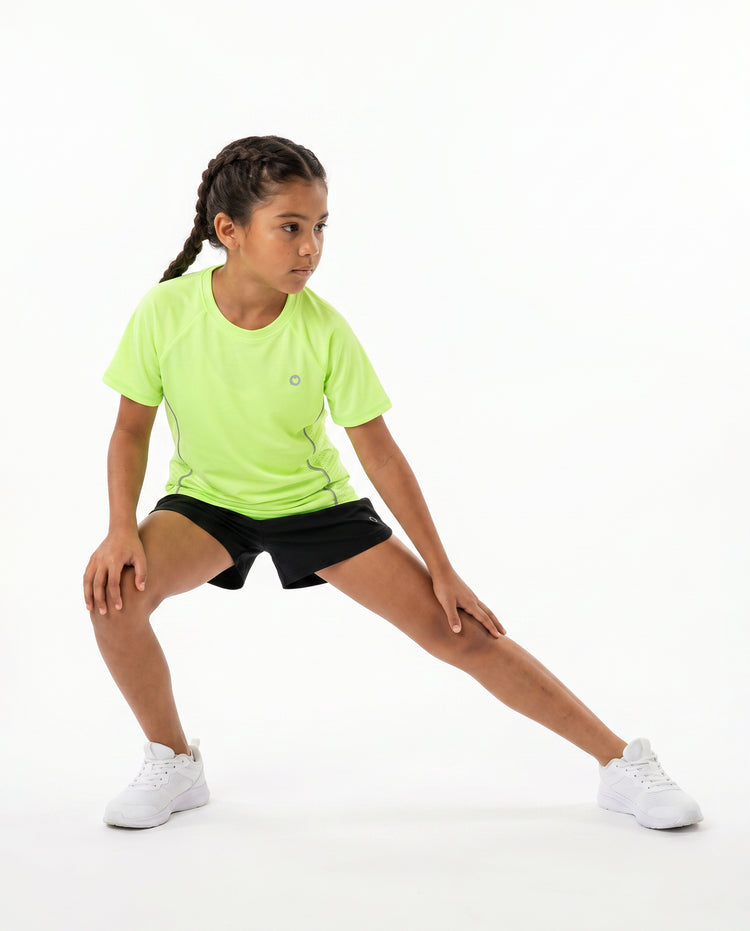 PatPat Rapidair activewear Kids Boy/Girl Athletic Quick-Dry & Instant-Cooling UPF 100+ Rash Guard T-Shirt Green