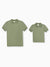 Daddy & Son Polo Collar Short-sleeve Shirt or V-neck Strappy Mesh Dress Green