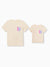 Daddy & Son Outfits Set Colorblock Sleeveless Strappy Dress or Short-sleeve T-shirt Multi-color