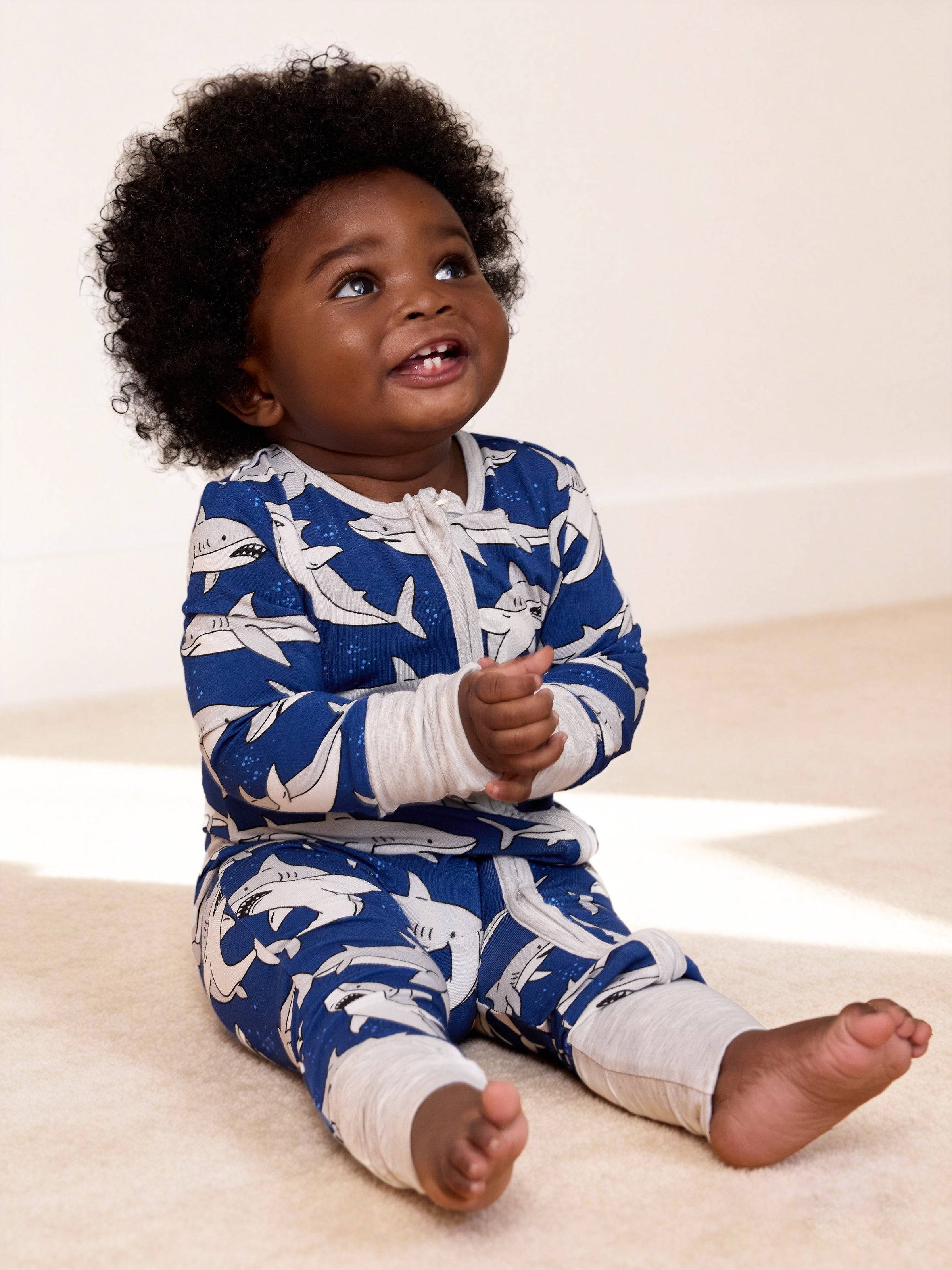 ロンパース・カバーオール Baby Pattie Onesie sugar circus 12-18m Bamboo Baby Boy/Girl Cartoon Printed 2-Way Zip Onesies Anti Slip