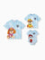 PAW Patrol Mommy & me Casual Tie-dye Printed Tee Multi-color