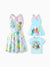 PAW Patrol Mommy & me Floral Dress/ Cotton Top Turquoise