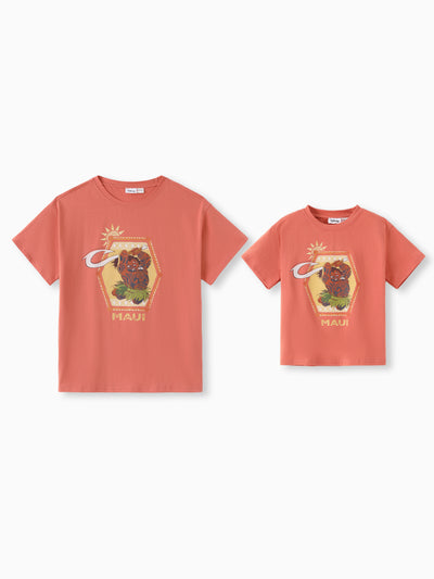 Disney Princess Daddy & Son Moana Sporty Dress/ Cotton Top Orange