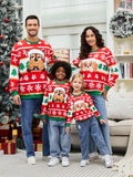 PAW Patrol Family matching Christmas Chase And Skye With Santa Hat Snowflake Pattern Sweatshirt Red