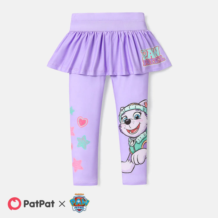Leggings con falda Everest para niña pequeña de la Patrulla Canina, morados