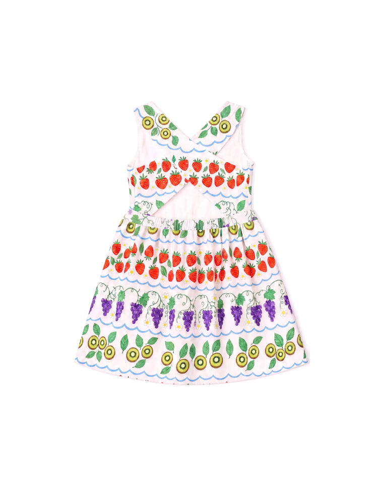 Fresh Market Toddler Girl Fruit Crossback Dress Multi-color