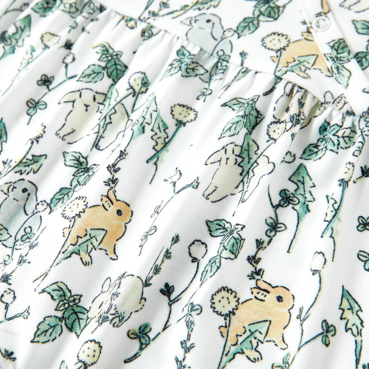 Vêtements pour bébé fille Combinaison à imprimé floral Bloc de couleur