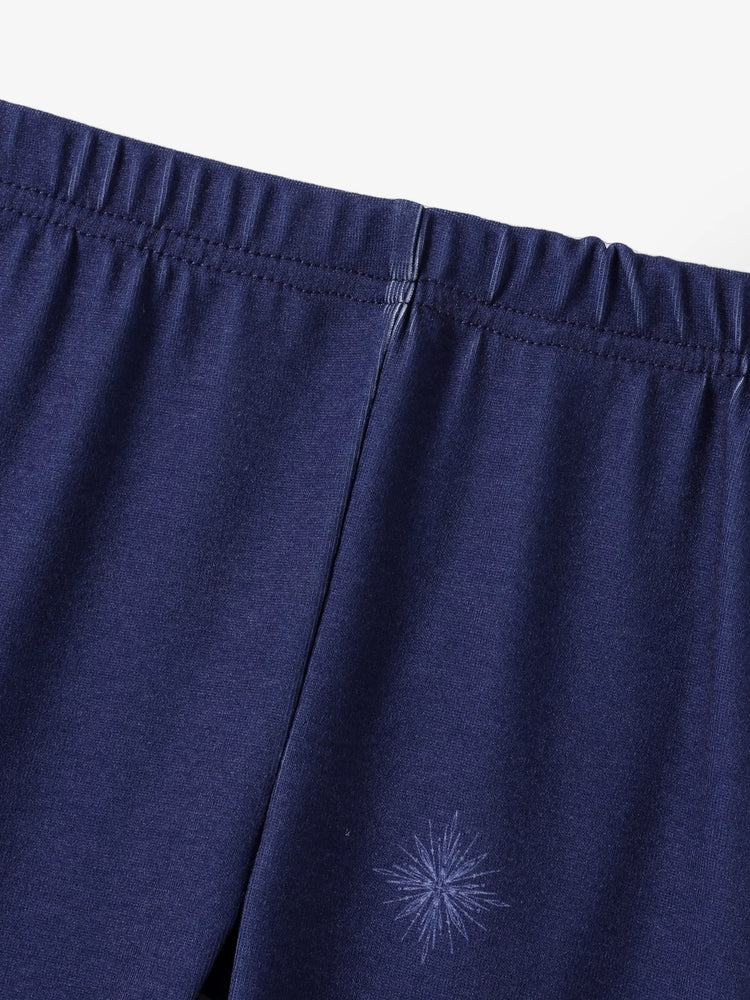 Disney Frozen Elsa Toddler Girl Elsa Print Naia? Tie-Dye leggings DeepBlue