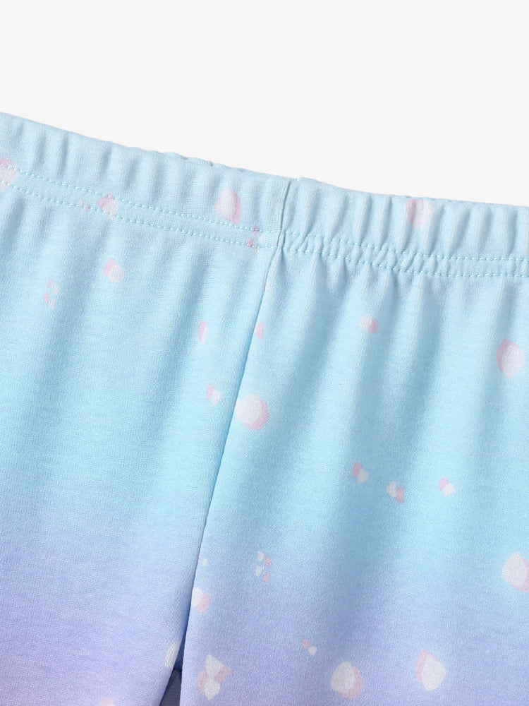 Disney Frozen Elsa Toddler Girl Elsa Print Naia? Tie-Dye leggings DeepBlue