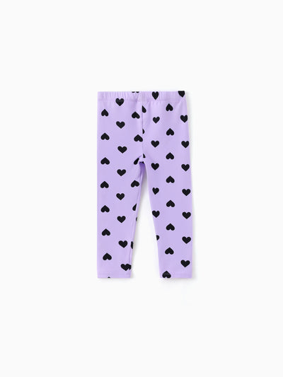 Toddler/Kid Girl Elasticized Leggings Purple