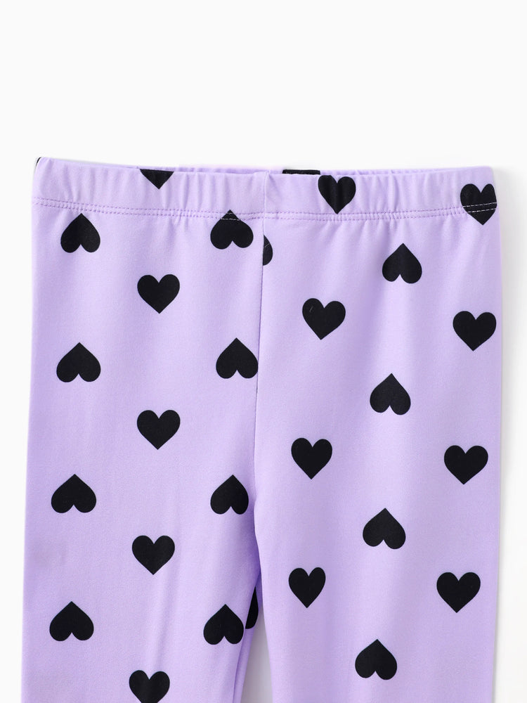 Toddler/Kid Girl Elasticized Leggings Purple