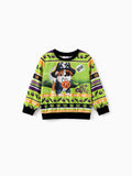 PAW Patrol Halloween Toddler Boy Rubble Fun Graphic Sweatshirt Green