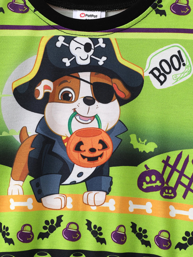 PAW Patrol Halloween Toddler Boy Rubble Fun Graphic Sweatshirt Green