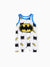 Justice League Baby Boy Batman/Superman Tank Romper BlackandWhite