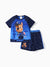 Paw Patrol Toddler Boy 2pcs Chase Character Print Cotton T-shirt with Shorts Sporty Set Blue
