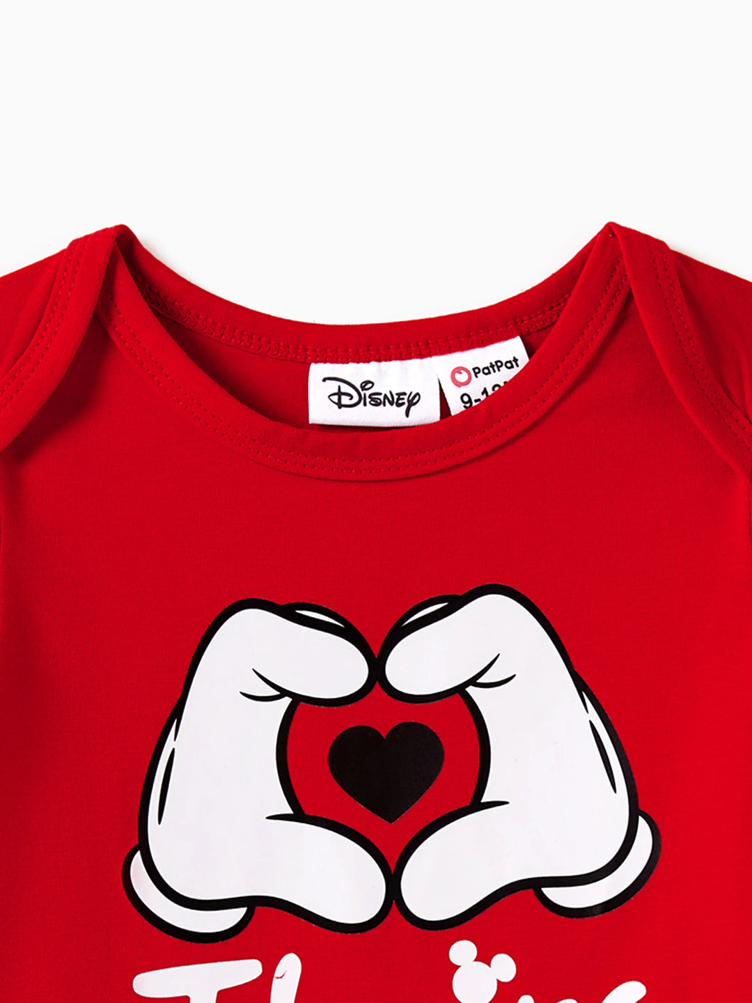 Disney Mickey and Friends Mommy & me Funny Gesture Dress/Romper for Gift Red