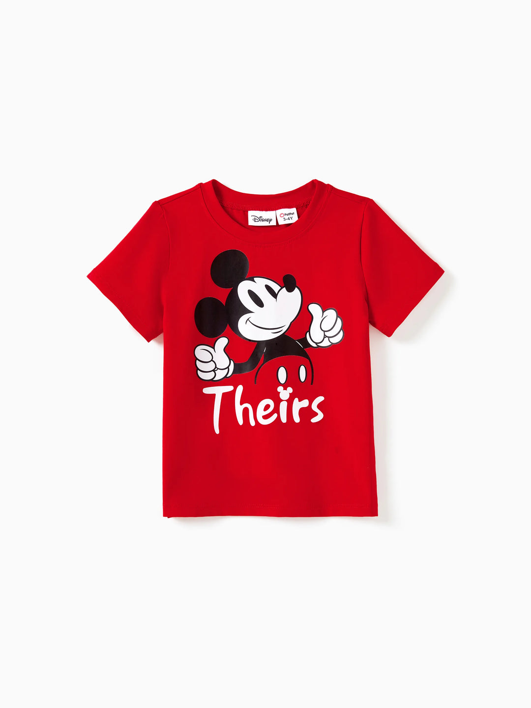 Disney Mickey and Friends Mommy & me Funny Gesture Dress/Romper for Gift Red