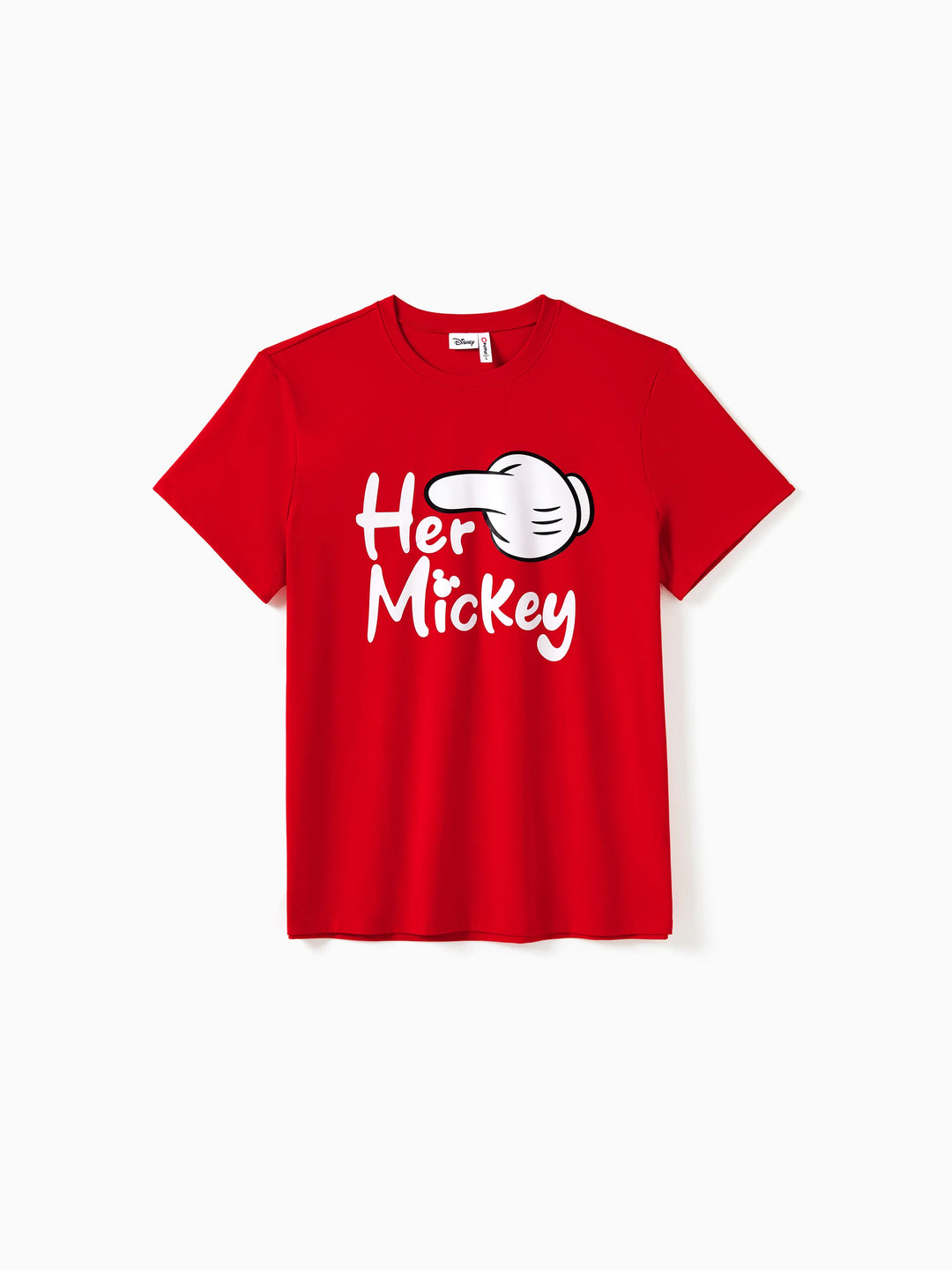 Disney Mickey und Freunde Daddy & Son Lustiges Gesten Baumwoll-T-Shirt als Geschenk Rot