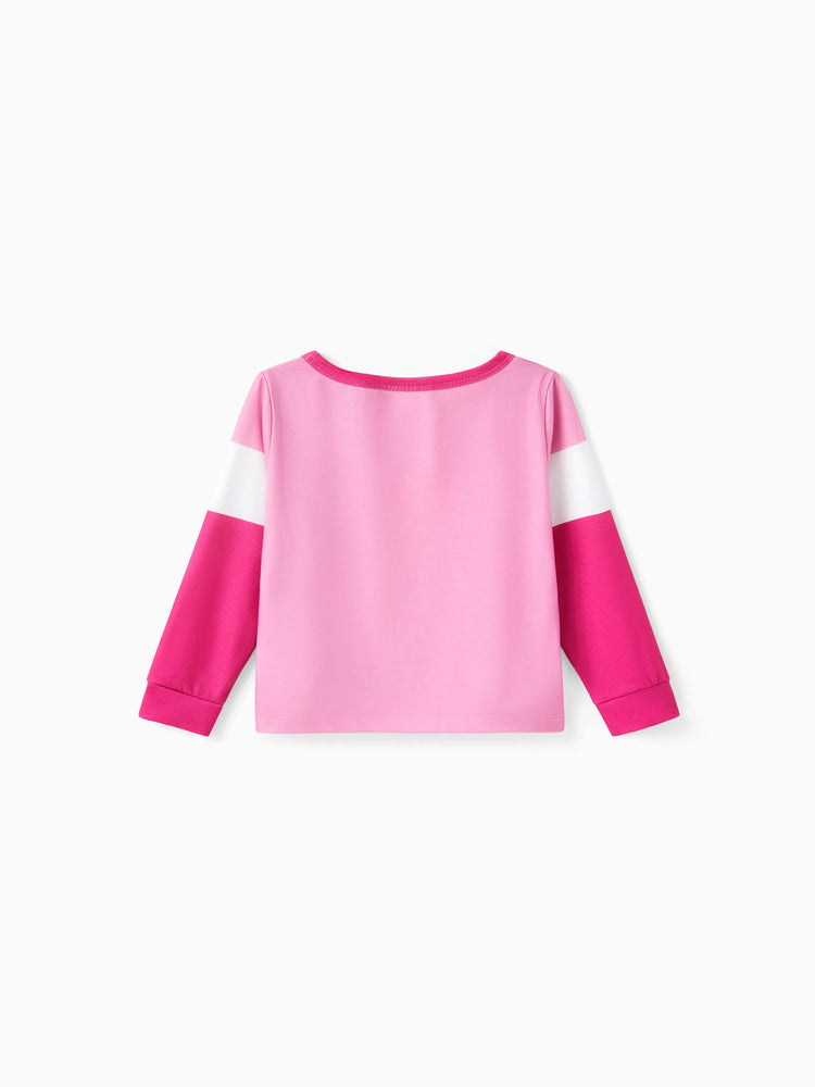PAW Patrol Toddler Girl Skye Colorblock Long-sleeve Tee Pink
