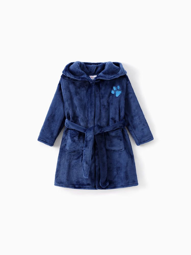 Manteau à capuche doux et pelucheux Chase pour tout-petit garçon de la Pat' Patrouille, bleu