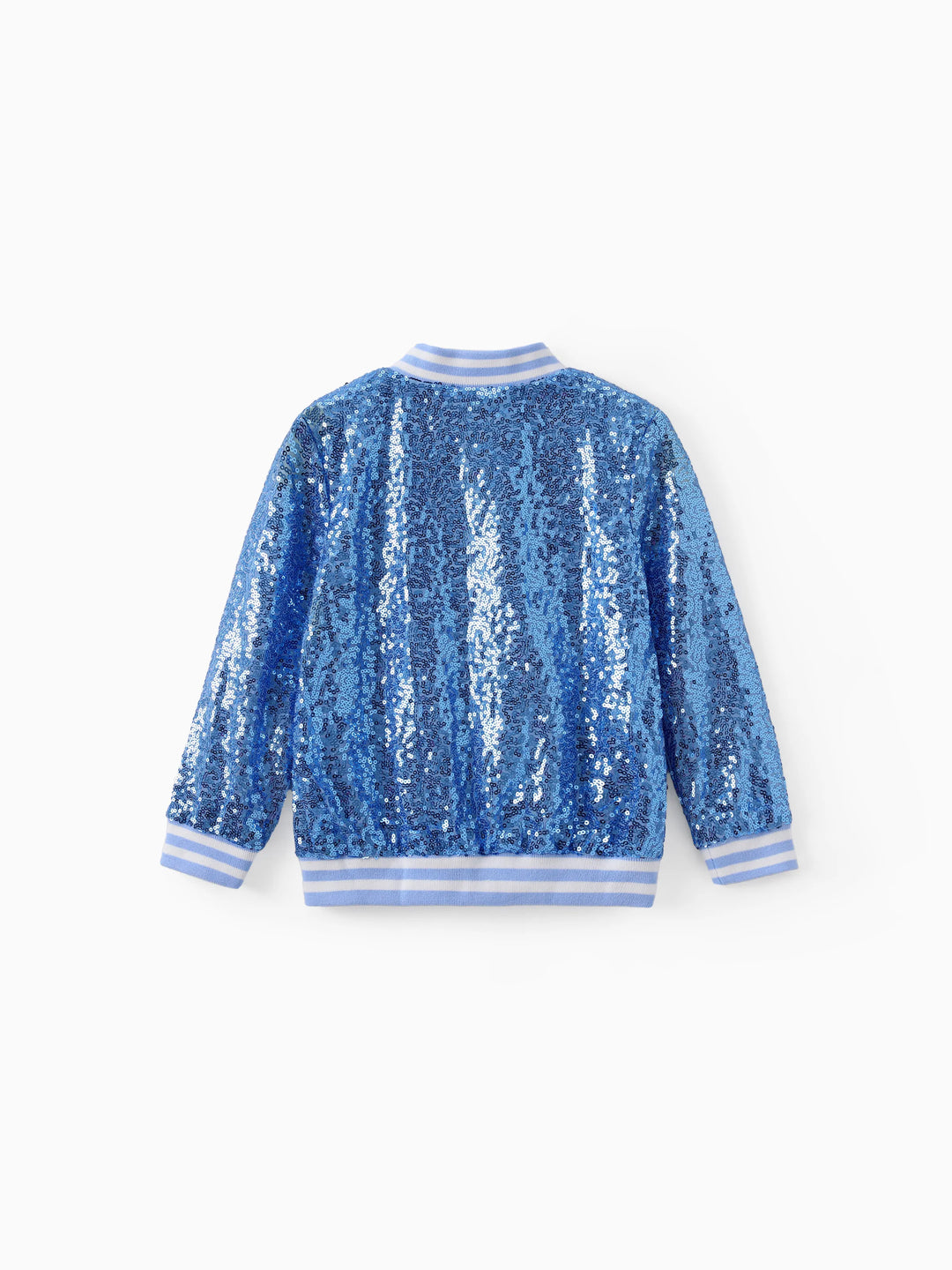 Disney Frozen Toddler Girl Elsa Sequins Bomber Jacket Blue