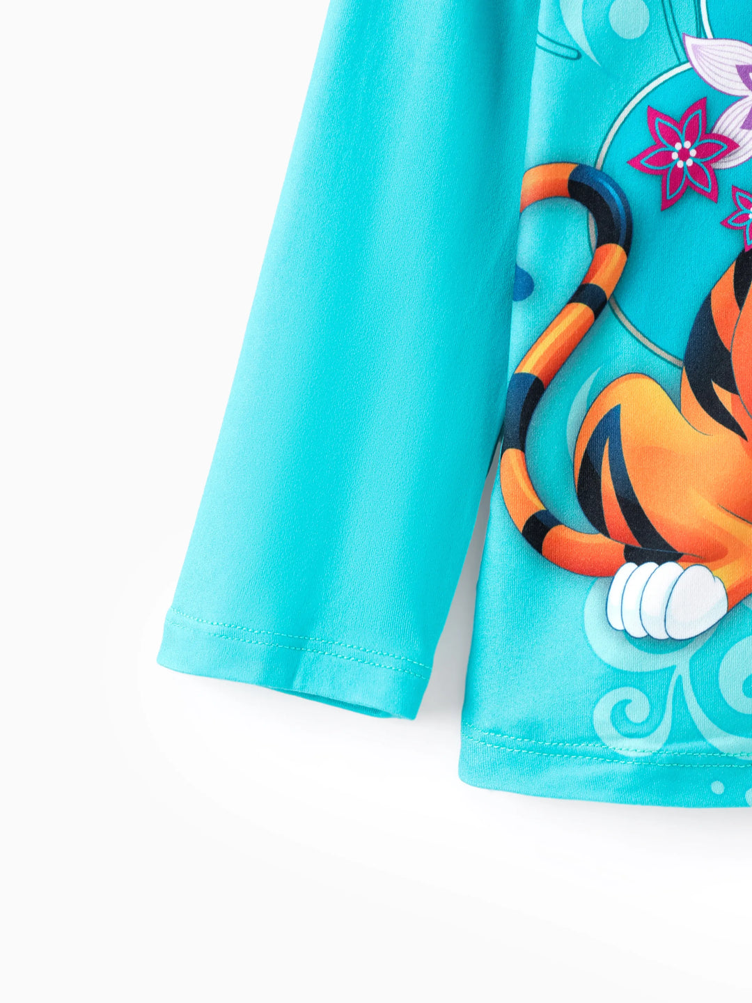 Disney Princess Baby Girl 2pcs Jasmine Print Top and Leggings Set Turquoise