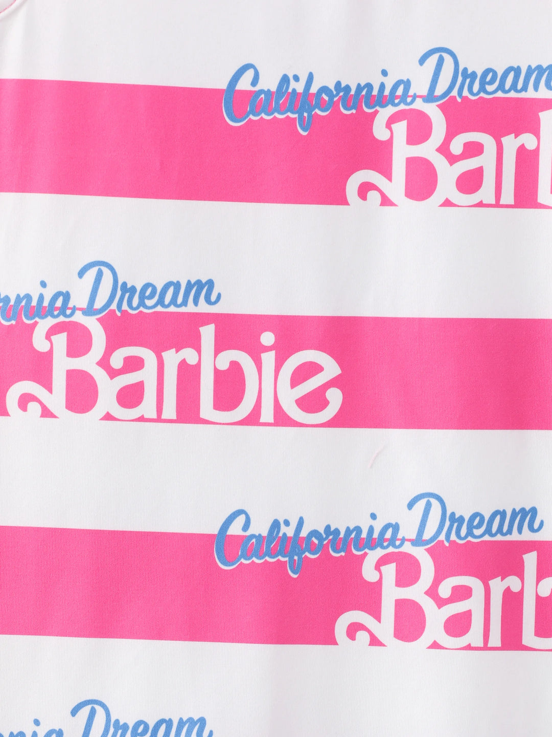Barbie Toddler/Kid Girl Valentine's Day Letter and Heart Allover Print Dress PinkyWhite