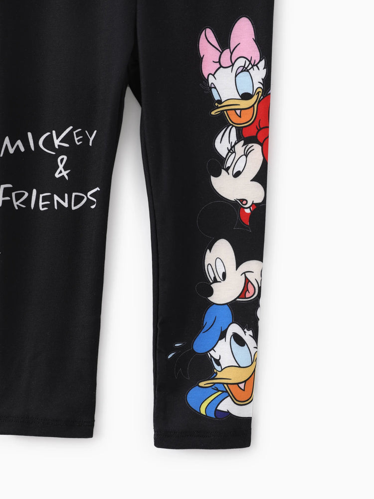 Leggings Daisy Disney Mickey et ses amis pour petite fille, noir