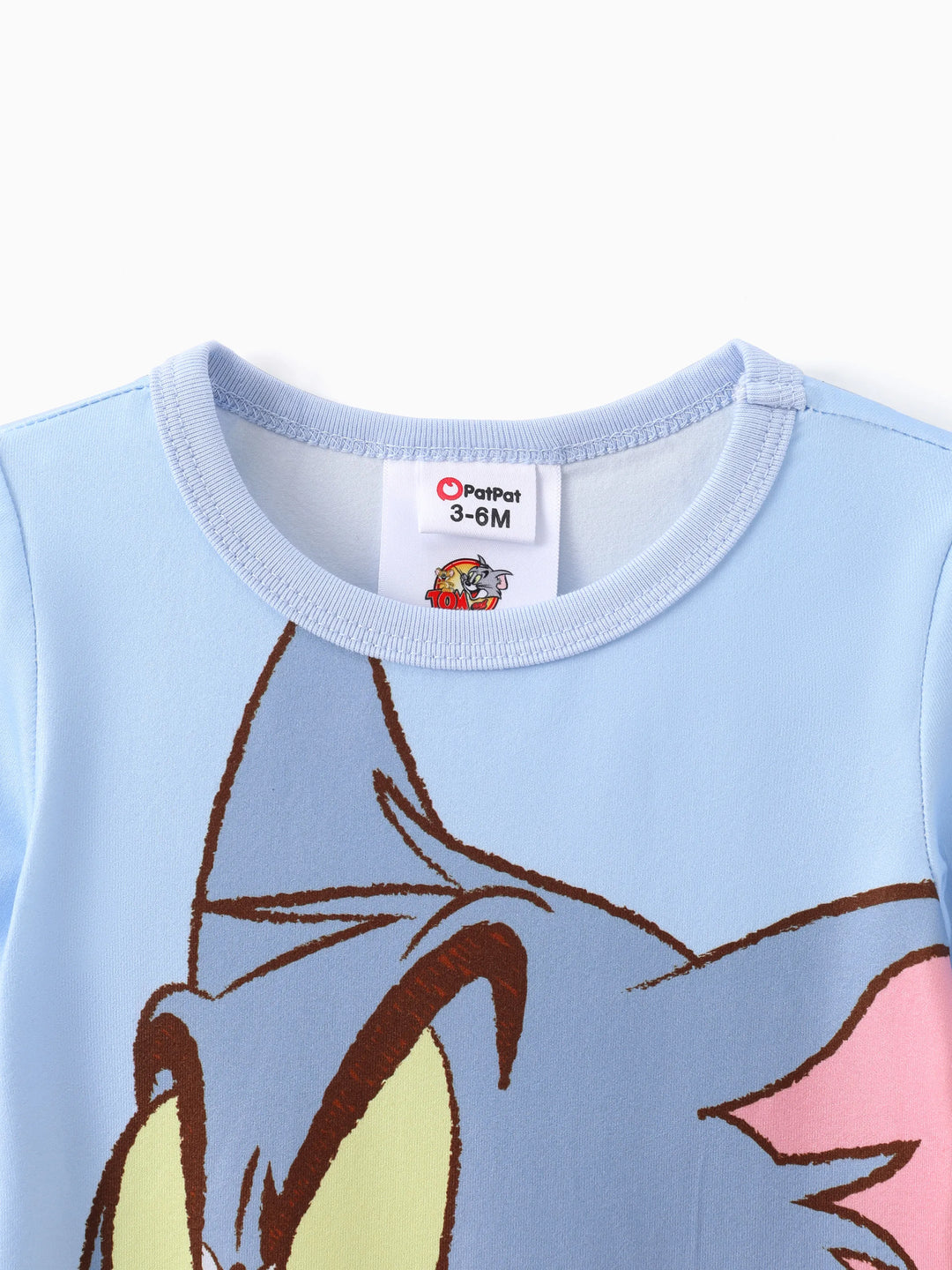 Tom and Jerry Baby Boy/Girl Cute Pattern Print Jumpsuit Blue
