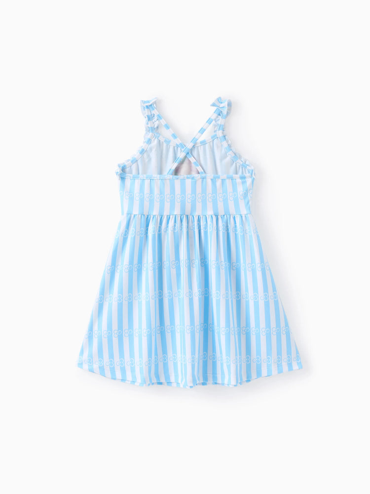 PAW Patrol Toddler Girl Skye Ruffled Sweet Dress Blue