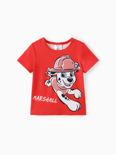 T-shirt imprimé graphique Pat'Patrouille pour tout-petit garçon Marshall
 Rouge orangé