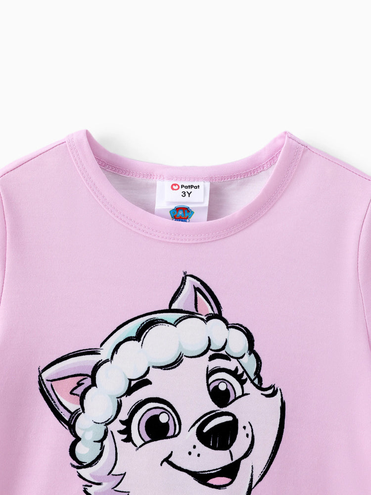 Camiseta estampada con el Everest de la Patrulla Canina para niña pequeña
 Púrpura claro