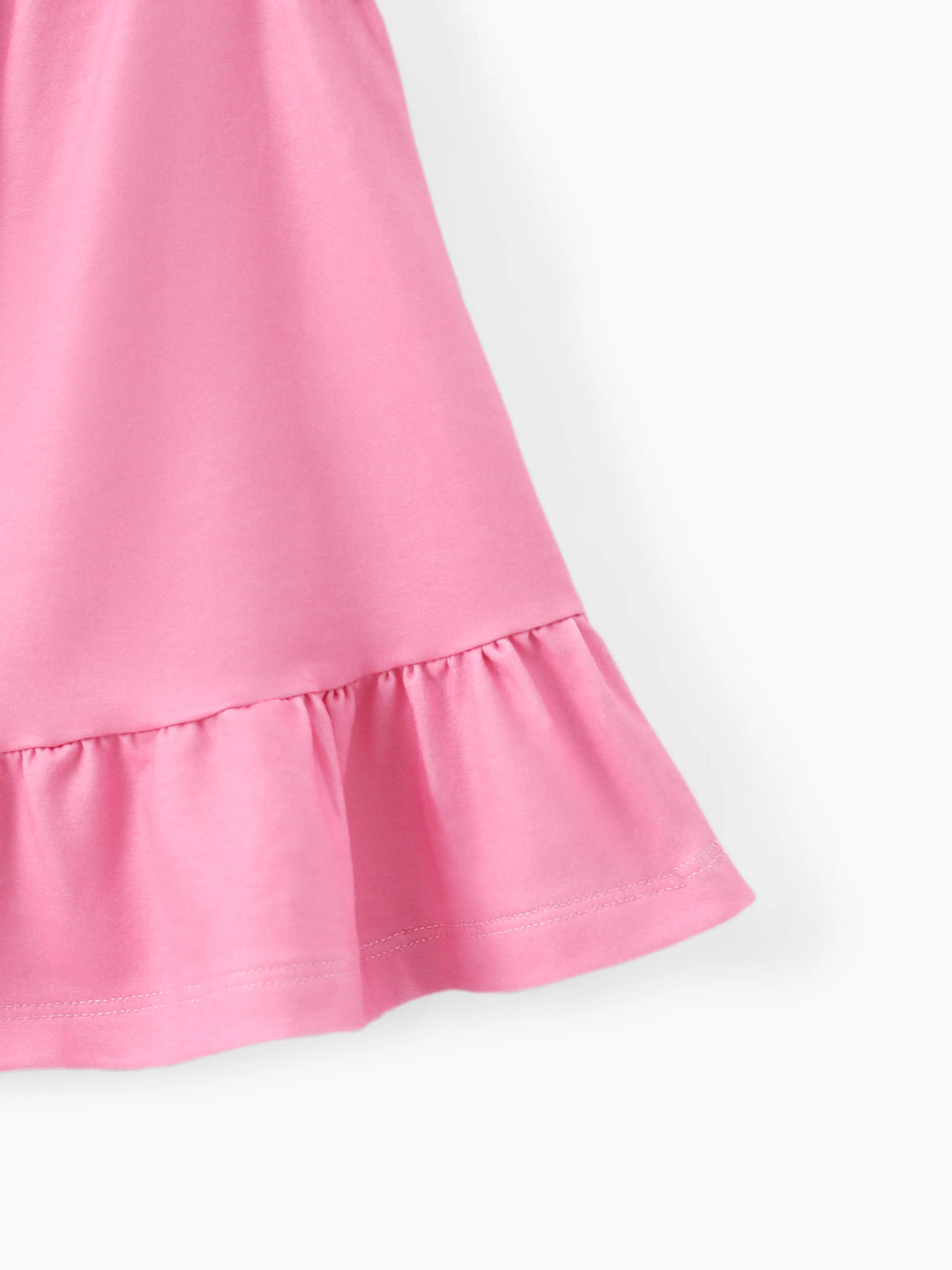 Disney Mickey and Friends Baby-/Kleinkindmädchen-Charakter-Print Kleid mit Rüschenärmeln rosa