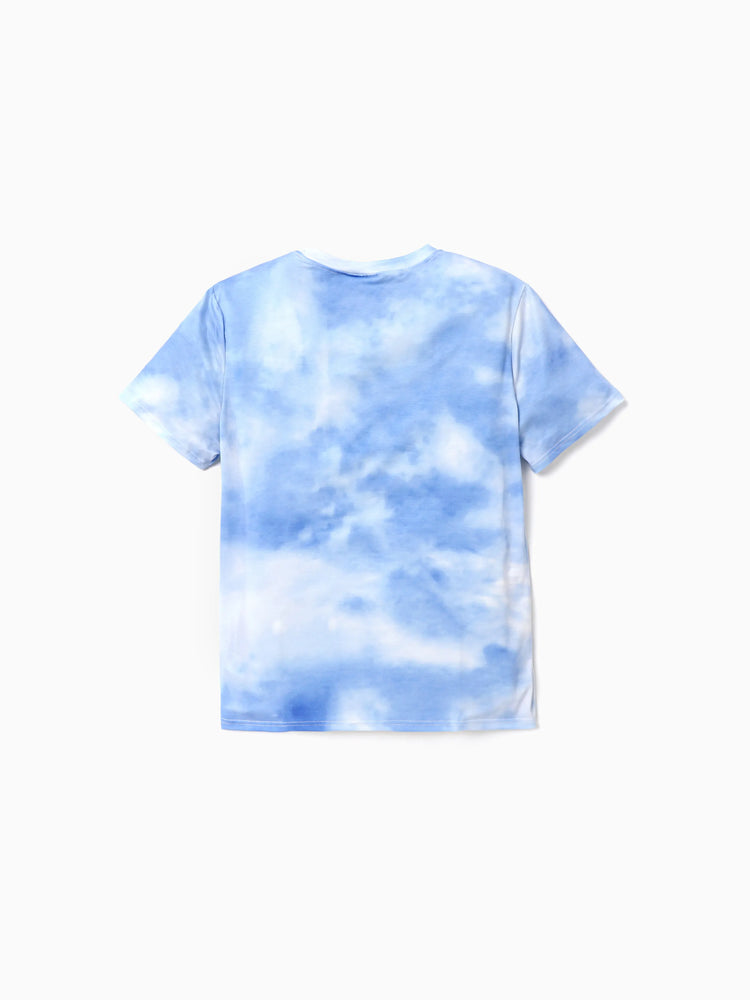 Disney Mickey and Friends Family Matching Character Print Short-sleeve T-shirt Multicolor