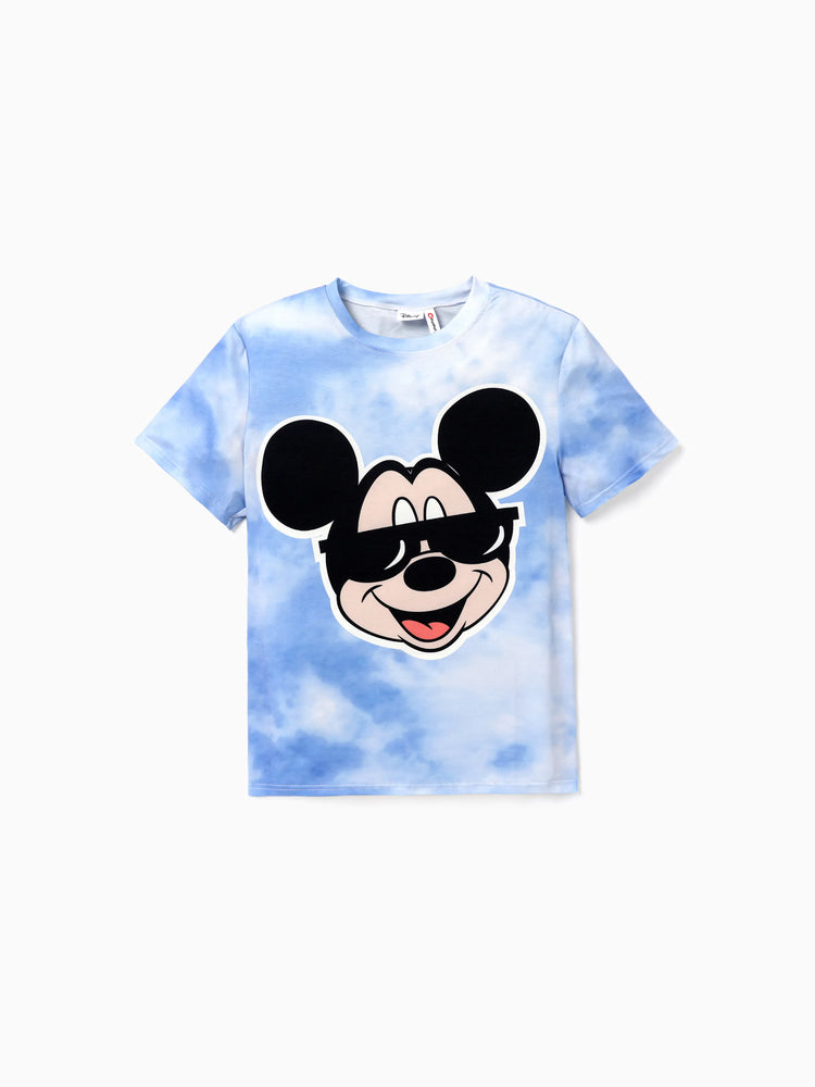 Disney Mickey and Friends Family Matching Character Print Short-sleeve T-shirt Multicolor