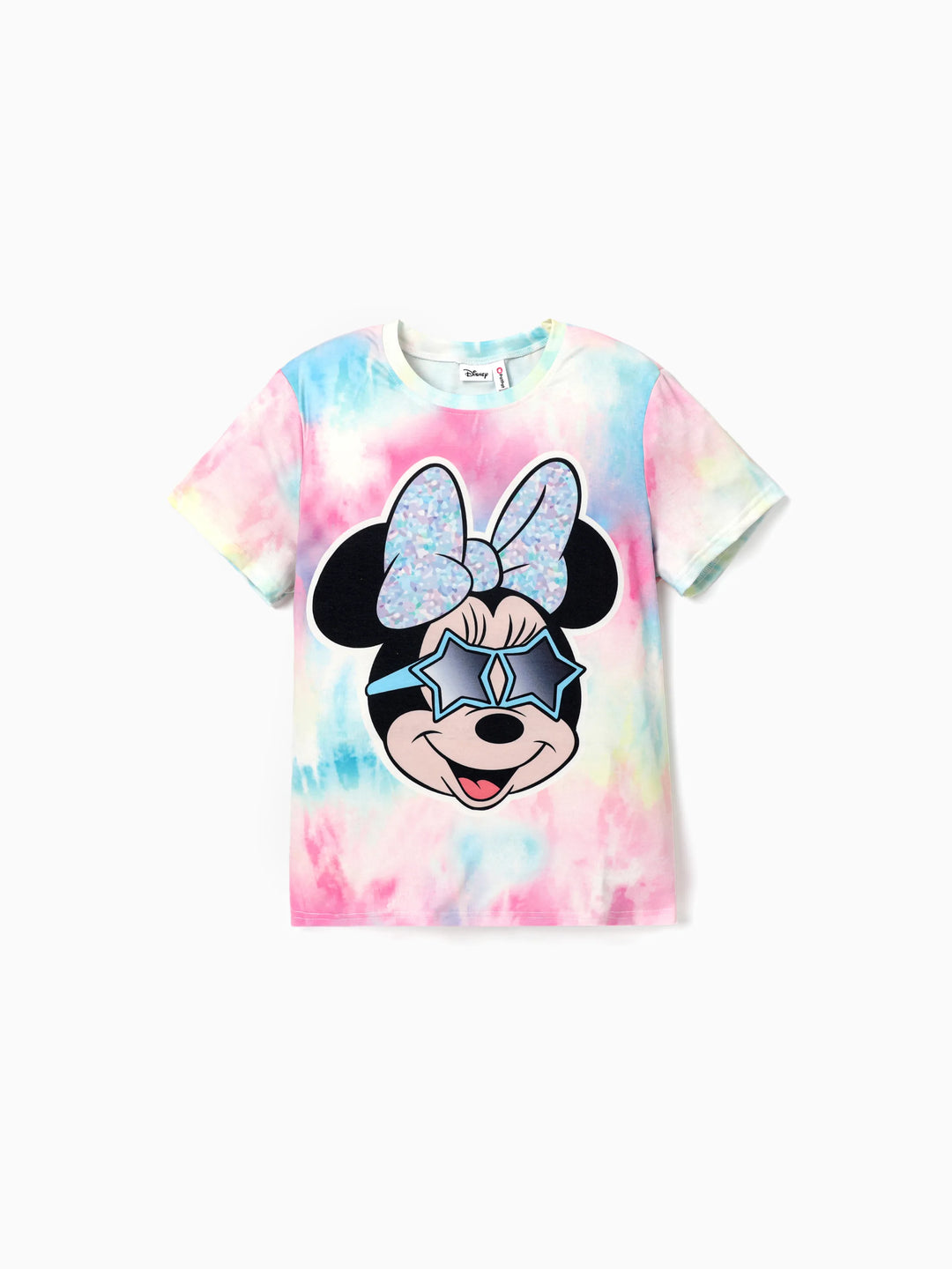 Disney Mickey and Friends Family Matching Naia™ Colorful Checkered Pattern Top/Sleeveless Dress/Onesie Multi-color