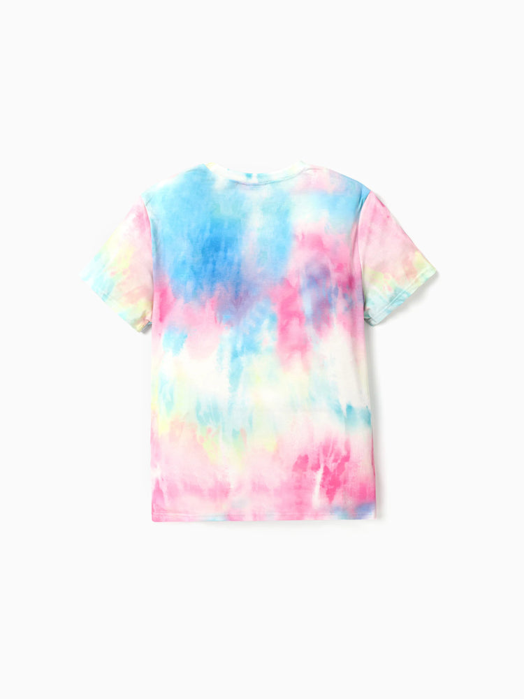 Disney Mickey and Friends Family Matching Character Print Short-sleeve T-shirt Multicolor