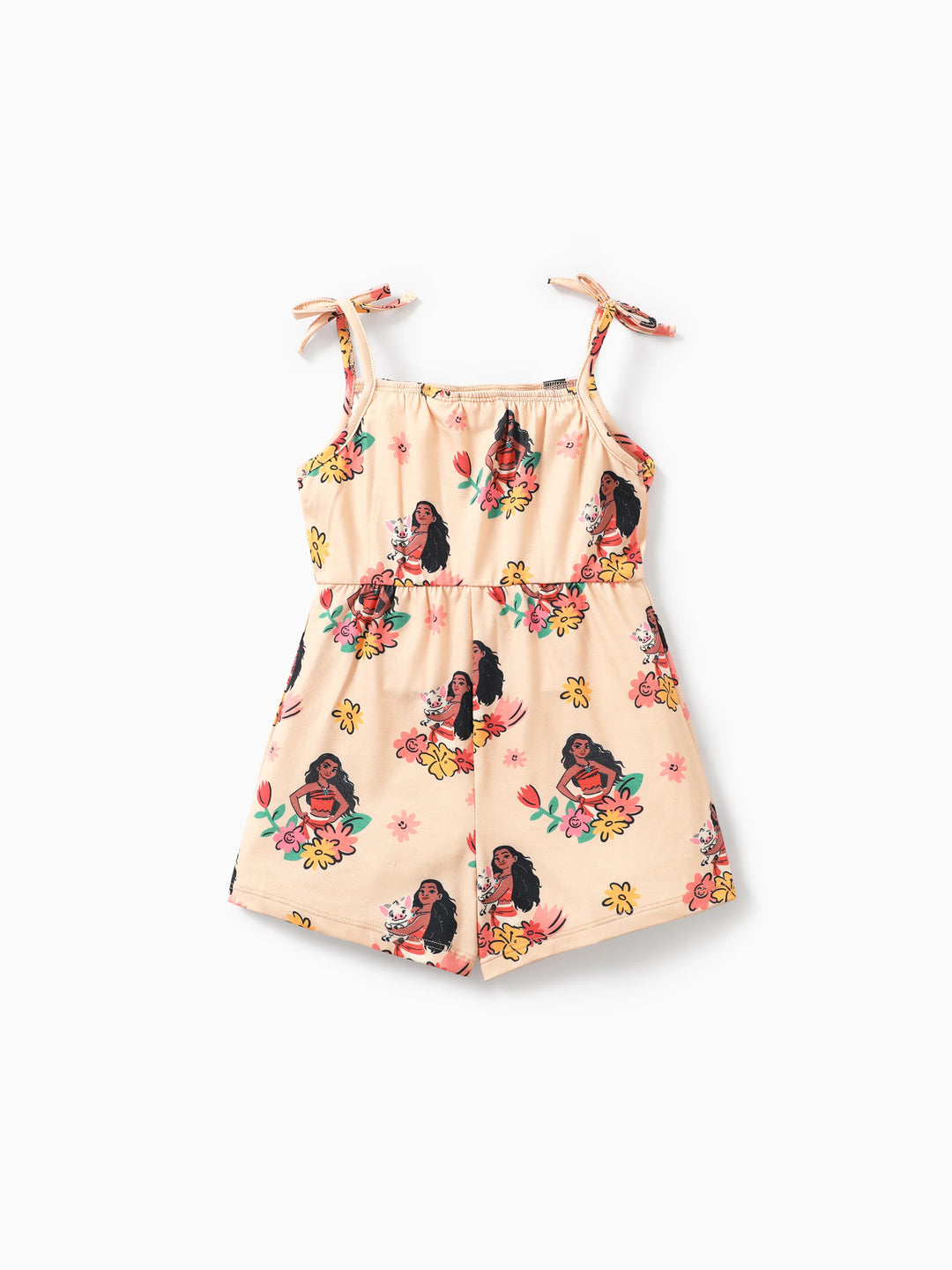 Barboteuse à bretelles fines à imprimé floral Disney Princess Moana pour petite fille Naia™, kaki