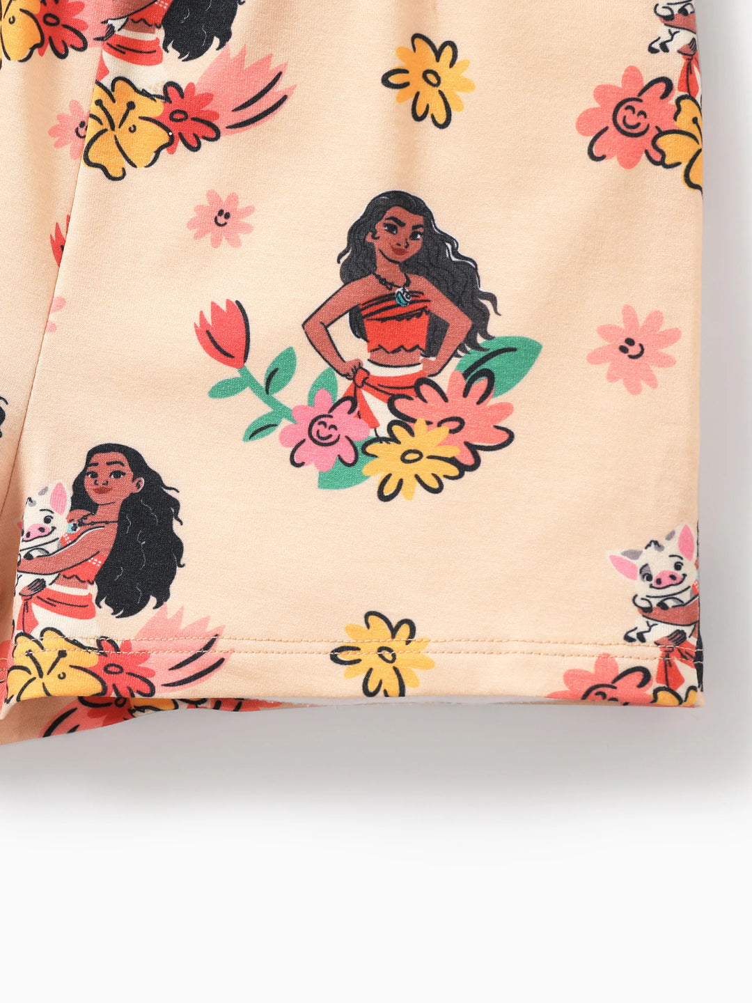 Barboteuse à bretelles fines à imprimé floral Disney Princess Moana pour petite fille Naia™, kaki