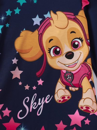 PAW Patrol Toddler Girl Skye Flounce Star Dress Dark Blue