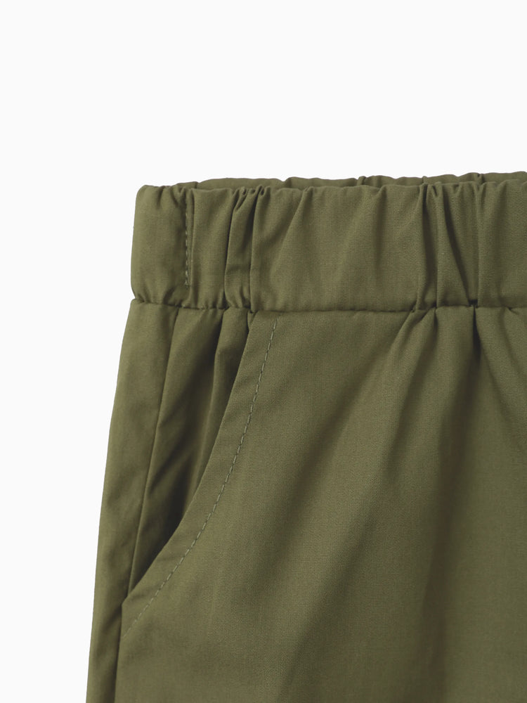 Ensemble 2 pièces t-shirt et short à imprimé animal ludique pour tout-petit garçon, gris