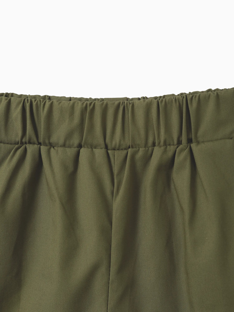 Ensemble 2 pièces t-shirt et short à imprimé animal ludique pour tout-petit garçon, gris