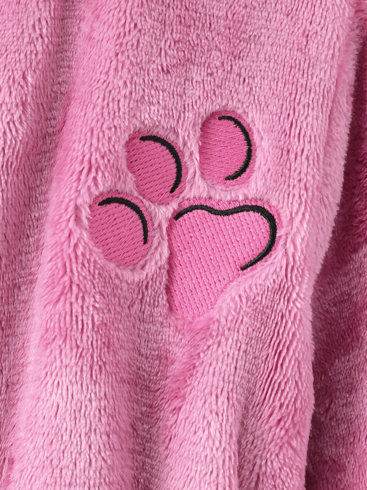 PAW Patrol Toddler Girl 1pc Skye Soft Fuzzy Hooded Coat Pink