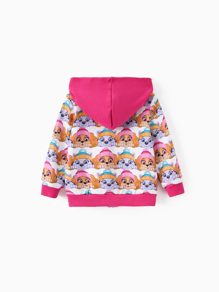 Veste à capuche zippée Skye pour petite fille de la Pat' Patrouille Rose