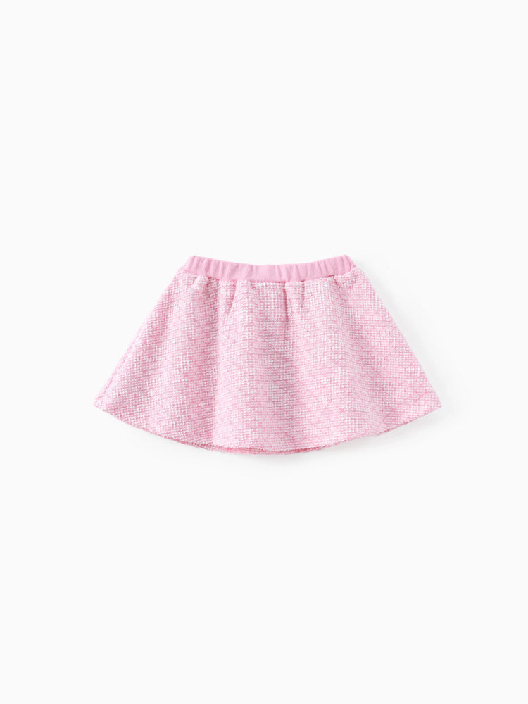 Tenue Barbie pour petite fille, imprimé personnage Sweet Secret, haut boutonné ou jupe incarnadinepink