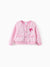 Tenue Barbie pour petite fille, imprimé personnage Sweet Secret, haut boutonné ou jupe rose