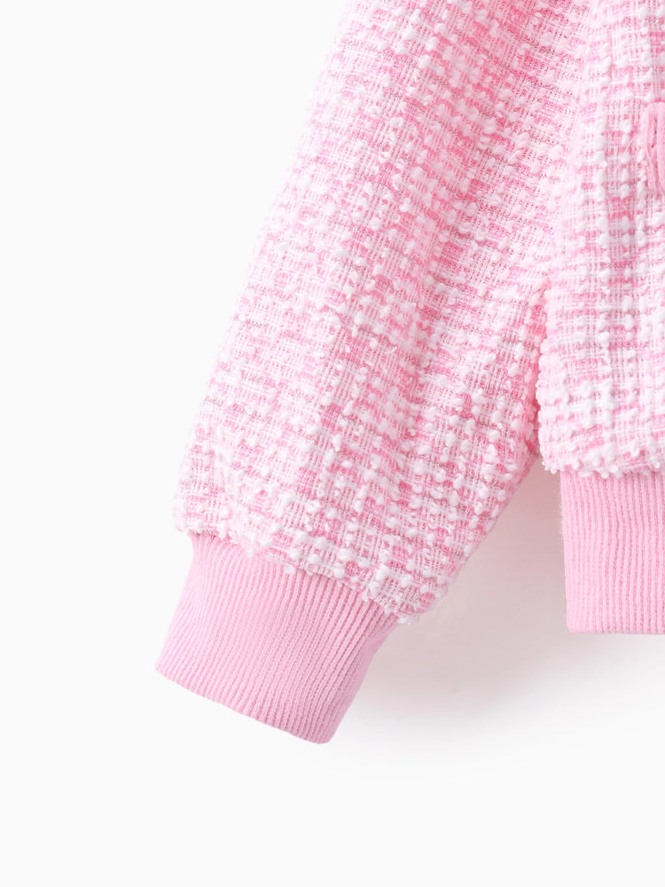 Tenue Barbie pour petite fille, imprimé personnage Sweet Secret, haut boutonné ou jupe rose