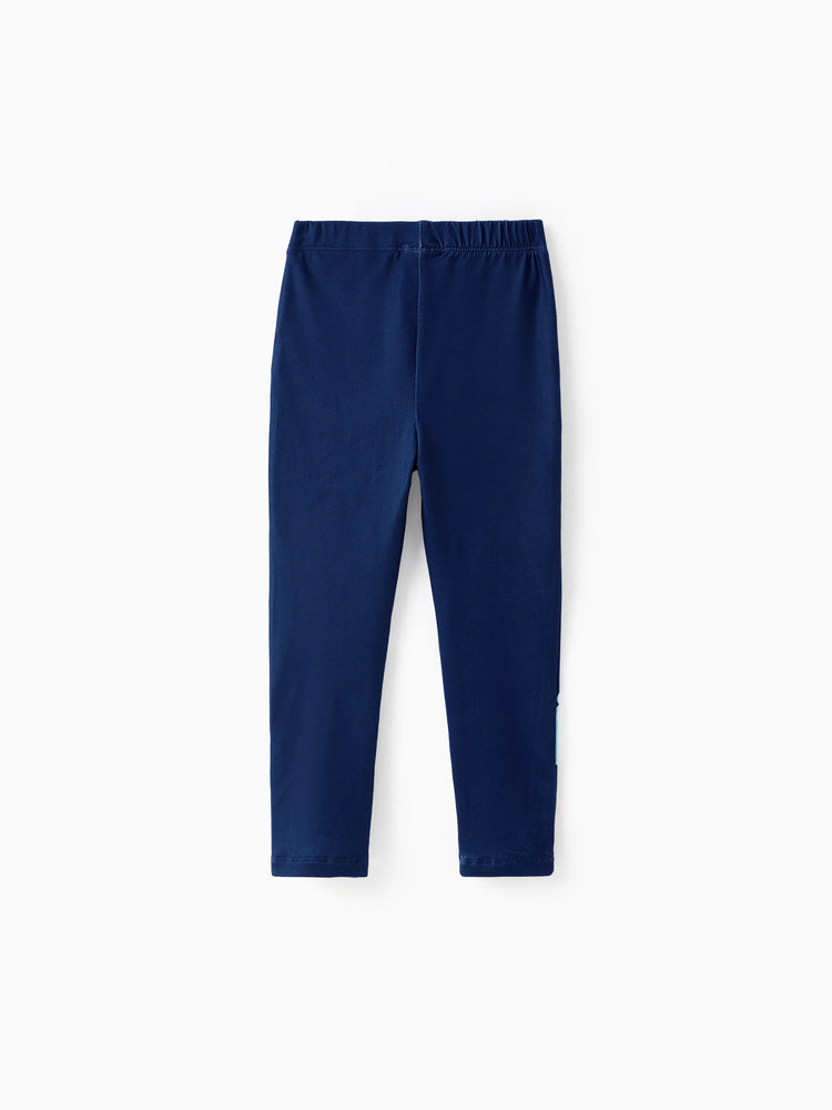 PAW Patrol Toddler Girl Puppy Blowing Bubbles Fun Gradient Leggings Tibetanblue